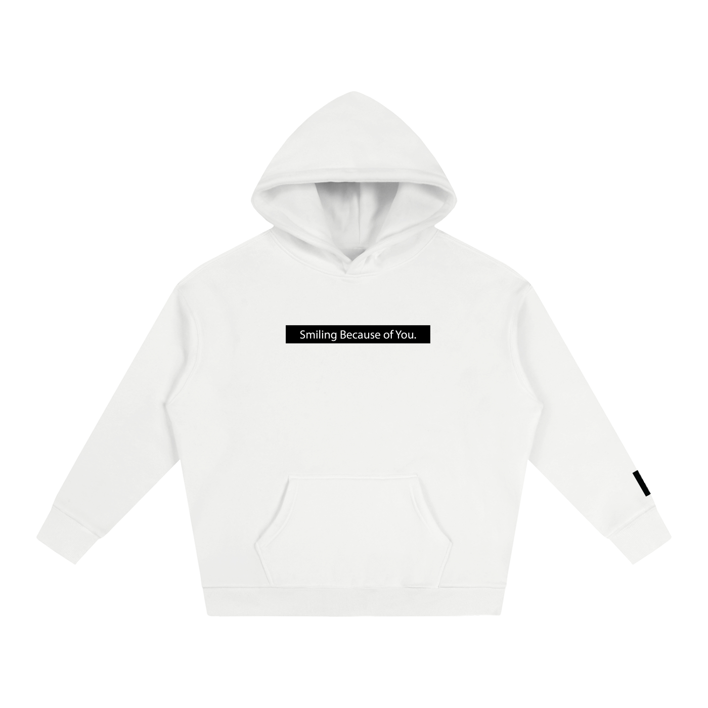 Smiling Because of You Hoodie (Black Box)